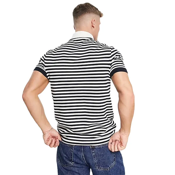 Áo Polo Nam Fred Perry Zip Neck Polo In Cream Stripe Kẻ Đen Size XS - Thời trang - Vua Hàng Hiệu