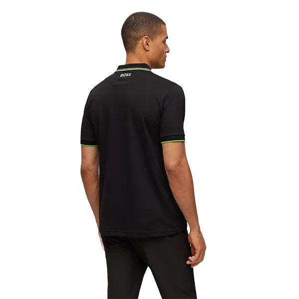 Áo Polo Nam Hugo Boss Regular Fit Polo Shirt Màu Đen Size M