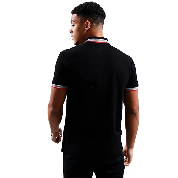 Áo Polo Nam Hugo Boss Slim Fit Polo Shirt With Contrast Logo Màu Đen Size S - Thời trang - Vua Hàng Hiệu