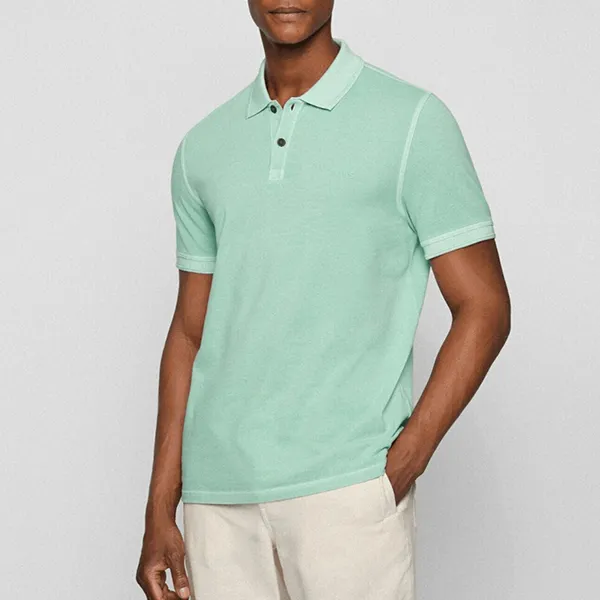 Áo Polo Nam Hugo Boss Slim Fit Prime Polo In Pastel Green Màu Xanh Ngọc Size S - Thời trang - Vua Hàng Hiệu