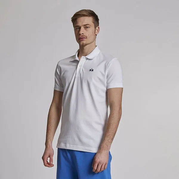 Áo Polo Nam La Martina Shirt XMP002-PK031_BIANCO_00001 Màu Trắng Size L - Thời trang - Vua Hàng Hiệu