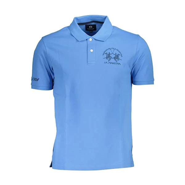Áo Polo Nam La Martina Shirt XMP003-PK031_AZZURRO_07033 Màu Xanh Blue Size M - Thời trang - Vua Hàng Hiệu