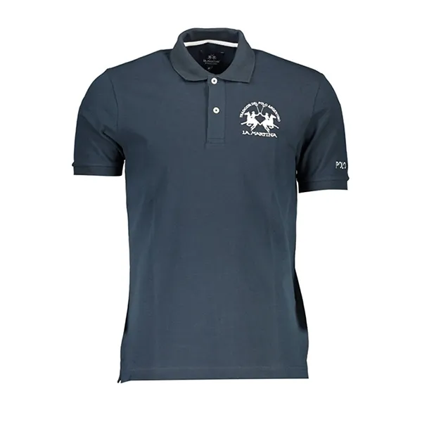 Áo Polo Nam La Martina Shirt XMP010-PK001_BLU_07017 Màu Xanh Đen Size S - Thời trang - Vua Hàng Hiệu