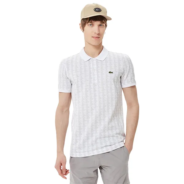 Áo Polo Nam Lacoste Men's Classic Fit PH0324.24B Màu Trắng Size 3 - 3