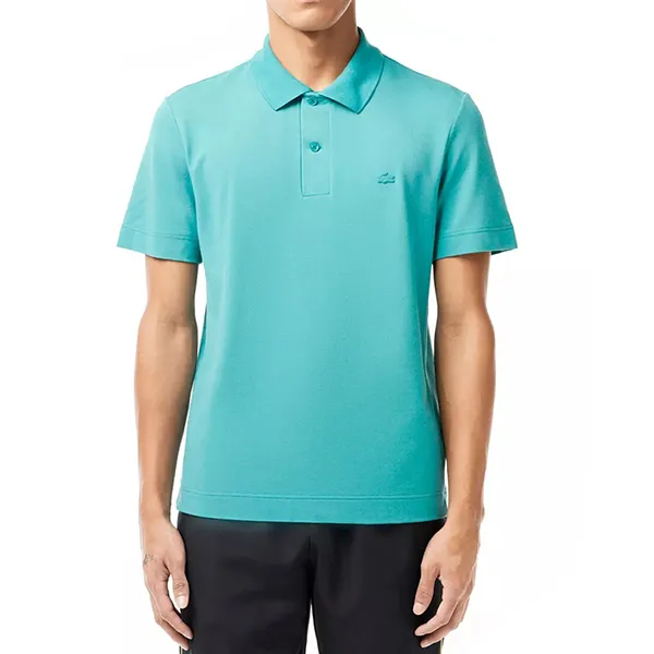 Áo Polo Nam Lacoste Regular Fit Movement Piqué Transpirable PH8361 - SI0 Màu Xanh Size 3 - Thời trang - Vua Hàng Hiệu