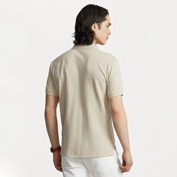 Áo Polo Nam Ralph Lauren Short Sleeve Shirt 735389 Màu Kem Size XS - Thời trang - Vua Hàng Hiệu
