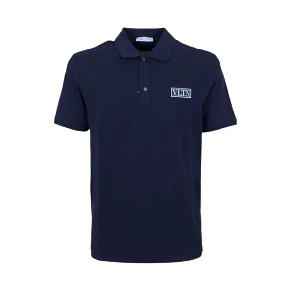 Áo Polo Nam Valentino VA6842025 Màu Xanh Navy Size XL - Thời trang - Vua Hàng Hiệu