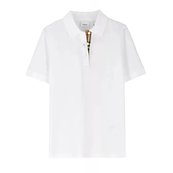 Áo Polo Nữ Burberry Malleco Check Polo 8073932 Màu Trắng Size S - Thời trang - Vua Hàng Hiệu