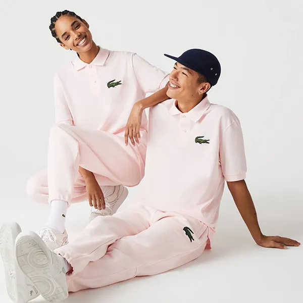 Áo Polo Unisex Lacoste L.12.12 Original Loose PH3922 Màu Hồng Size XS - Thời trang - Vua Hàng Hiệu