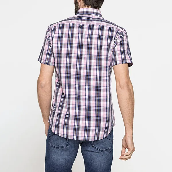 Áo Sơ Mi Carrera Jeans Short Sleeved Shirt 213C1230A_20E Họa Tiết Kẻ Sọc Size M - Thời trang - Vua Hàng Hiệu