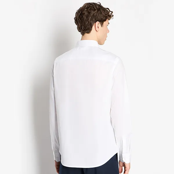Áo Sơ Mi Dài Tay Nam Armani Exchange A/X 6RZC06 ZNXLZ GD04 Màu Trắng Size L