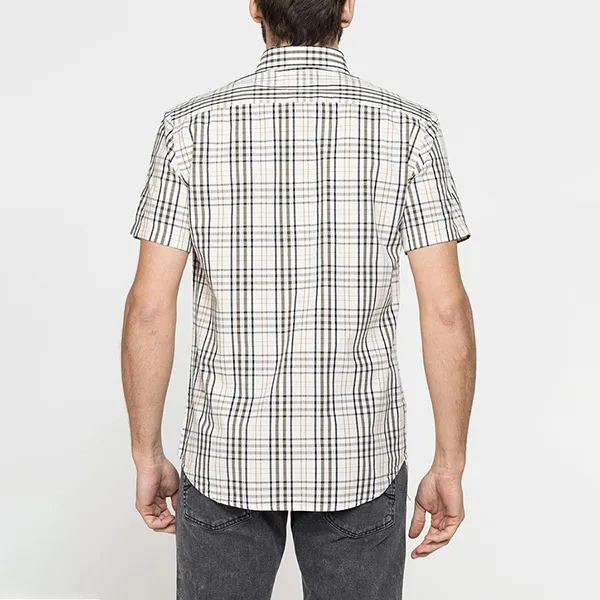 Áo Sơ Mi Nam Carrera Jeans Short Sleeved Shirt 213C1230A_B78 Kẻ Caro Size L