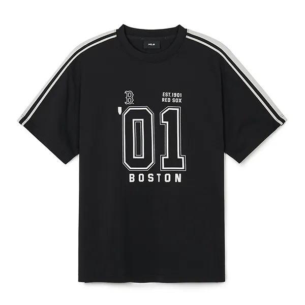 Áo Thun MLB Sports Varsity Track Short Sleeve T-Shirt Boston Red Sox 3ATSV2143-43BKS Màu Đen - Thời trang - Vua Hàng Hiệu