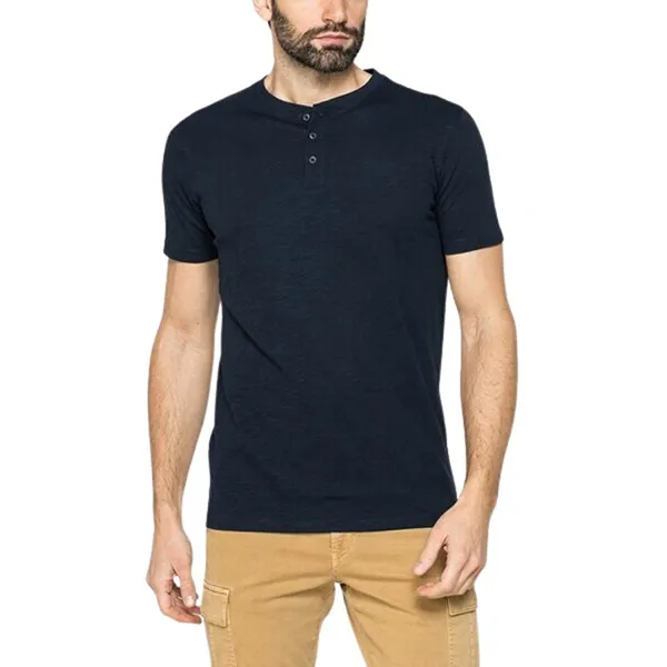 Áo Thun Nam Carrera Jeans Fit 809C0049A_676 Màu Xanh Đen Size M
