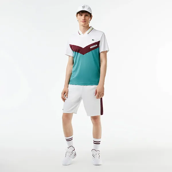 Áo Thun Nam Lacoste Slim Fit Tennis Seamless Effect Tshirt DH1099 Q7I Phối Màu Size 2 - Thời trang - Vua Hàng Hiệu