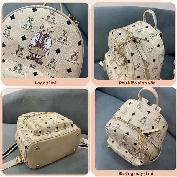 Balo Nữ TTWN BEAR TN3415-28320 Màu Be Size M - Túi xách - Vua Hàng Hiệu