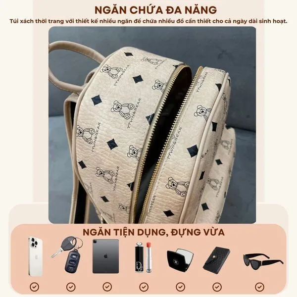 Balo Nữ TTWN BEAR TN3417-28320 Màu Be Size XL - Túi xách - Vua Hàng Hiệu