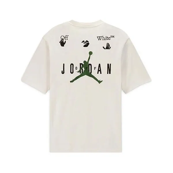 Bộ Quần Áo Cộc Tay Nam Nike Jordan x OffWhite Màu Đen Trắng Size M - Thời trang - Vua Hàng Hiệu