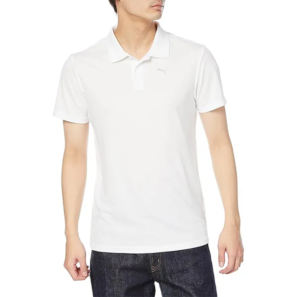 Bộ Quần Áo Cộc Tay Nam Puma Polo Shirt And Shorts 521933/588885 Màu Trắng Đen Size S