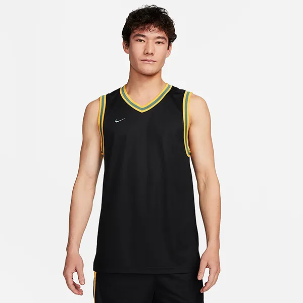 Bộ Quần Áo Nam Nike DNA Men's Dri-FIT Basketball Jersey Màu Đen Size S