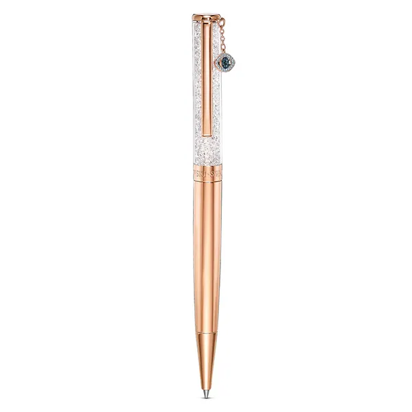 Bút Ký Swarovski Crystalline Ball Point Pen Rose Gold-Tone 5553337 Màu Vàng Hồng - Bút viết - Vua Hàng Hiệu