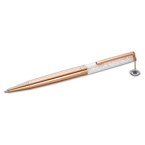 Bút Ký Swarovski Crystalline Ball Point Pen Rose Gold-Tone 5553337 Màu Vàng Hồng - Bút viết - Vua Hàng Hiệu
