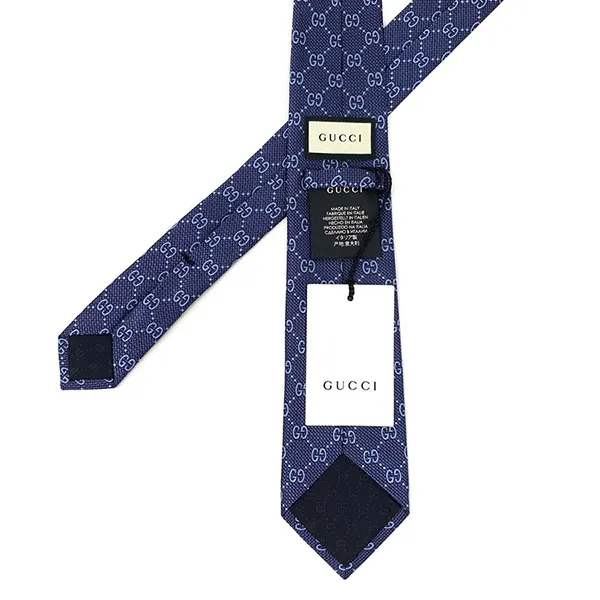 Cà Vạt Nam Gucci GG Silk Tie Màu Xanh Navy - Thời trang - Vua Hàng Hiệu