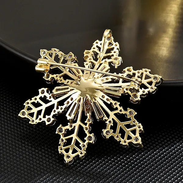 Cài Áo Nữ Meri Fleur De Perle BR708 Màu Vàng/Trắng