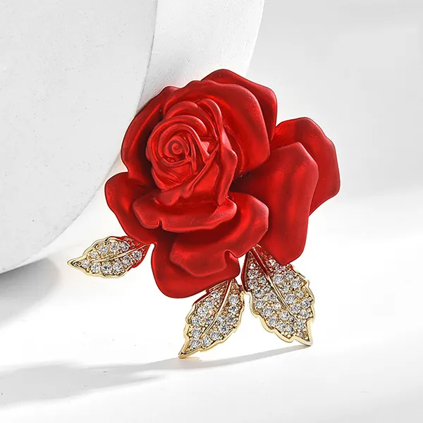 Cài Áo Nữ Meri Rosebud BR725 Màu Đỏ - Phụ kiện - Vua Hàng Hiệu