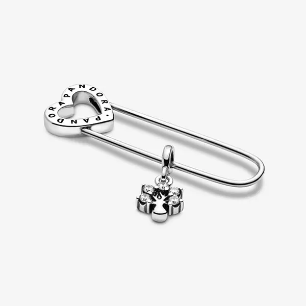 Cài Charm Pandora ME Safety Pin Brooch 698552C00 Màu Bạc - Trang sức - Vua Hàng Hiệu