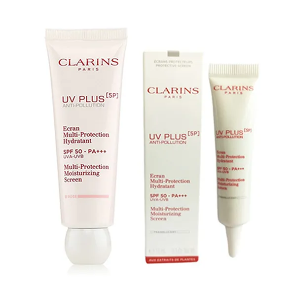 Combo 2 Kem Chống Nắng Clarins UV Plus [5P] Ecran Multi-Protection Hydratant SPF 50 PA+++ (50ml + 10ml) - 1