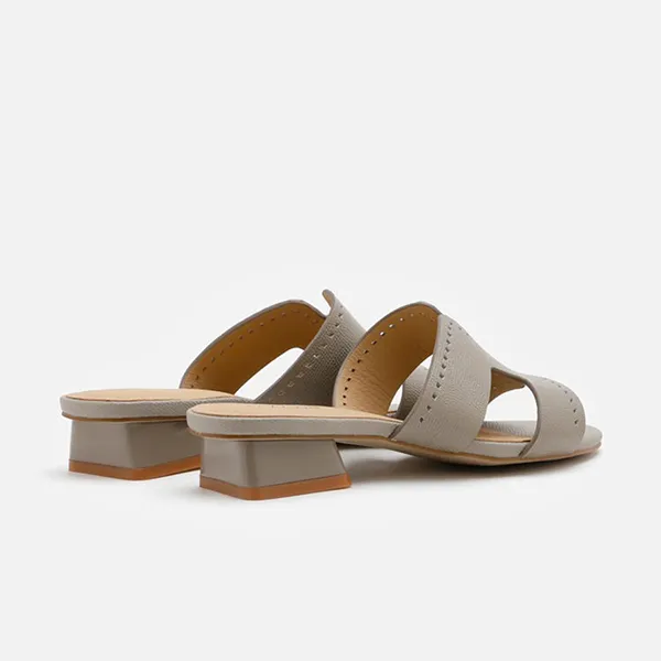 Dép Cao Gót Nữ Pazzion Leanne Caged Sandal Heels 636-1KHA034 Màu Xám Be - Dép - Vua Hàng Hiệu