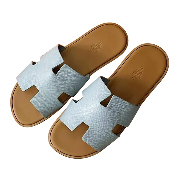 Dép Hermès Izmir Sandal Màu Xanh Nâu Size 42.5
