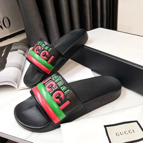 Dép Nam Gucci Original Sandal Màu Đen Size 6 - Dép - Vua Hàng Hiệu