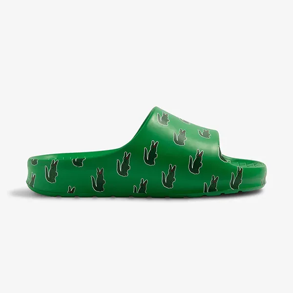 Dép Nam Lacoste Serve Slide 2.0 Colour Pop 46CMA0043 Màu Xanh Lá Size 7 - 1