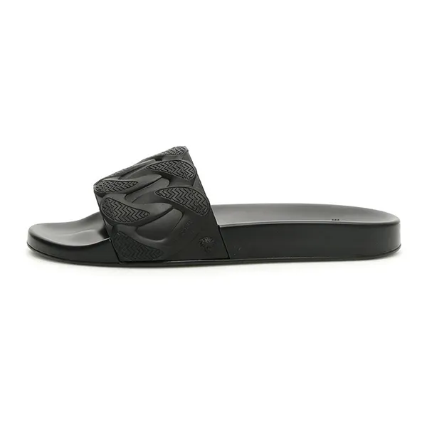 Dép Nam Versace Chain Reaction Slides DSU7704 Màu Đen Size 42 - Dép - Vua Hàng Hiệu