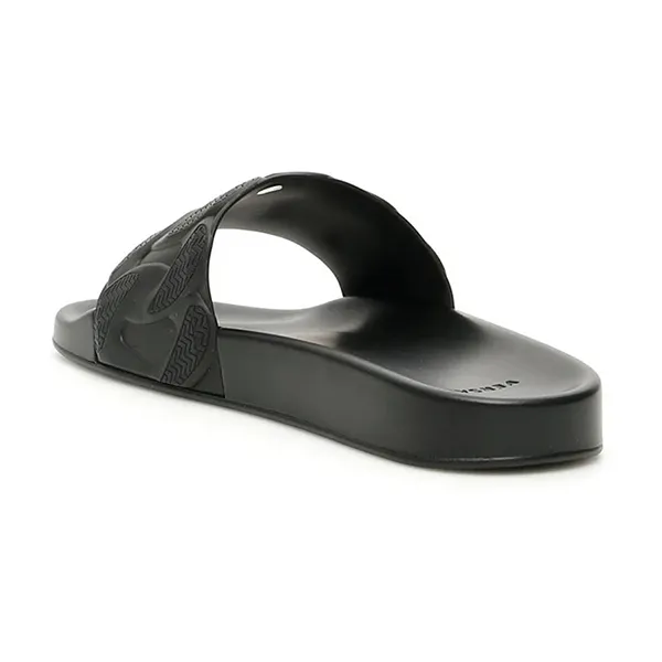 Dép Nam Versace Chain Reaction Slides DSU7704 Màu Đen Size 42 - Dép - Vua Hàng Hiệu
