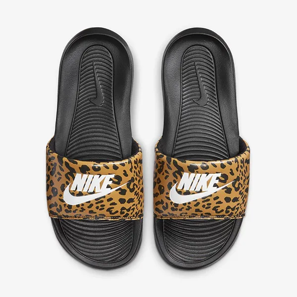 Dép Nike Victori One Leopard Print CN9676-700 Màu Nâu Đen Size 38 - 4