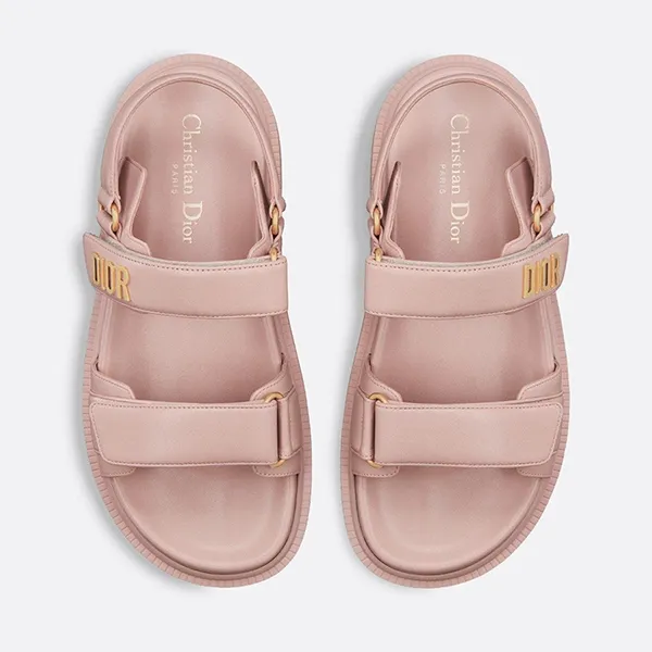 Dép Nữ Dior Dioract Sandal Pink KCQ547LAB-S54U Màu Hồng Nude