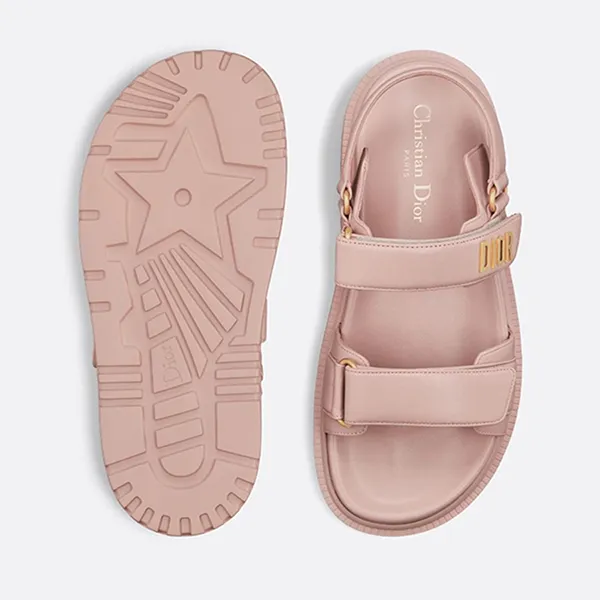 Dép Nữ Dior Dioract Sandal Pink KCQ547LAB-S54U Màu Hồng Nude