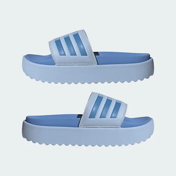 Dép Adidas Platform Adilette HQ6181 Màu Xanh Blue Size 38 - Dép - Vua Hàng Hiệu