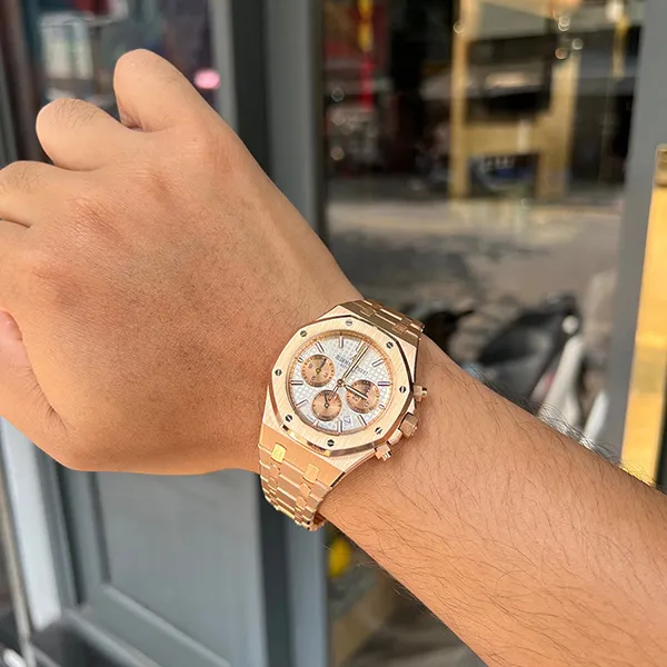 Đồng Hồ Audemars Piguet Royal Oak 26315OR.OO.1256OR.01 Màu Vàng Hồng - Đồng hồ - Vua Hàng Hiệu