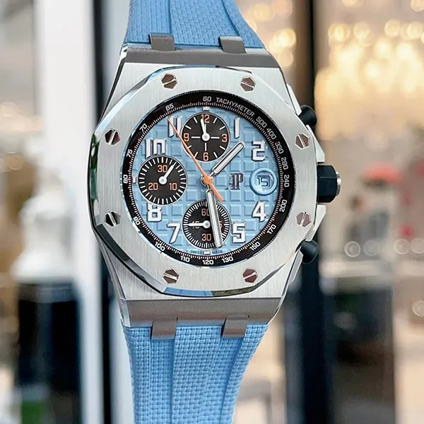 Đồng Hồ Nam Audemars Piguet Royal Oak Offshore Chronograph 26238ST Tiffany 42mm Màu Xanh Dương
