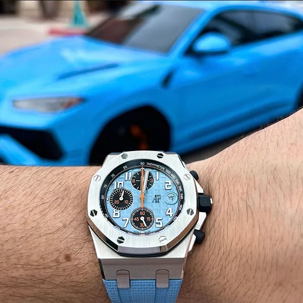 Đồng Hồ Nam Audemars Piguet Royal Oak Offshore Chronograph 26238ST Tiffany 42mm Màu Xanh Dương
