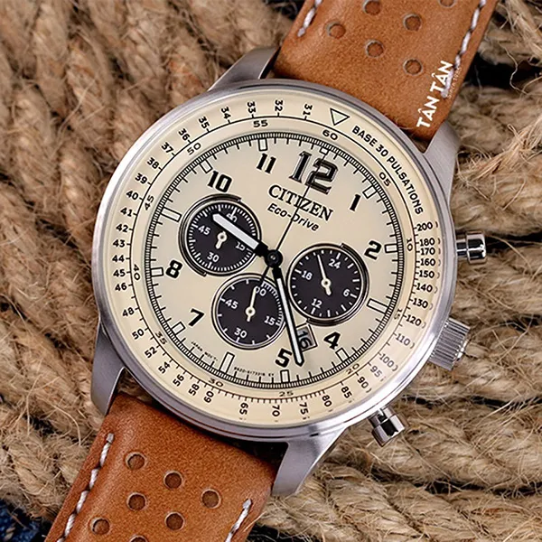 Đồng Hồ Nam Citizen Eco-Drive CA4500-16X Màu Nâu - Đồng hồ - Vua Hàng Hiệu
