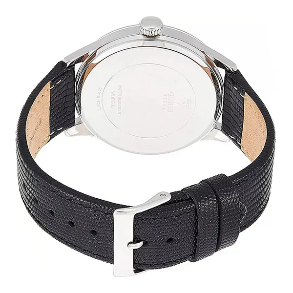 Đồng Hồ Nam Guess Cambridge W1075G1 Quartz Watch Màu Bạc Đen