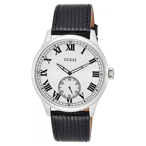 Đồng Hồ Nam Guess Cambridge W1075G1 Quartz Watch Màu Bạc Đen