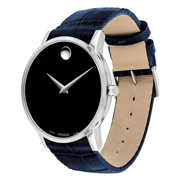 Đồng Hồ Nam Movado Museum Blue 0607221 Màu Xanh Blue