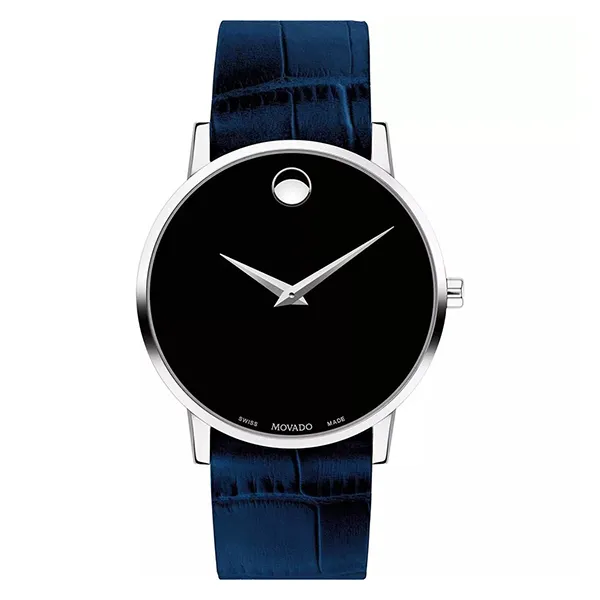 Đồng Hồ Nam Movado Museum Blue 0607221 Màu Xanh Blue