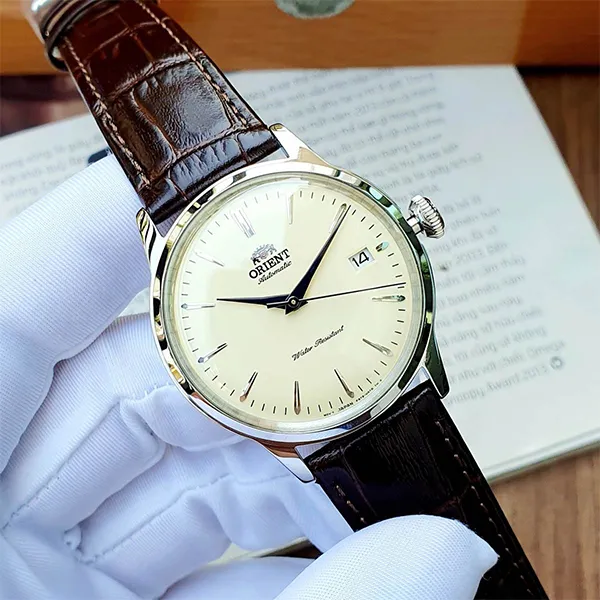 Đồng Hồ Nam Orient Bambino RA-AC0M04Y10B Màu Nâu Bạc
